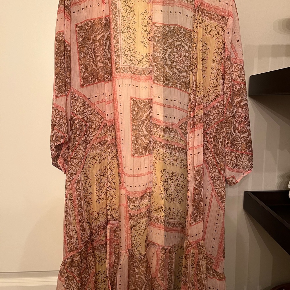 Maurices Multicolor Boho Kimono